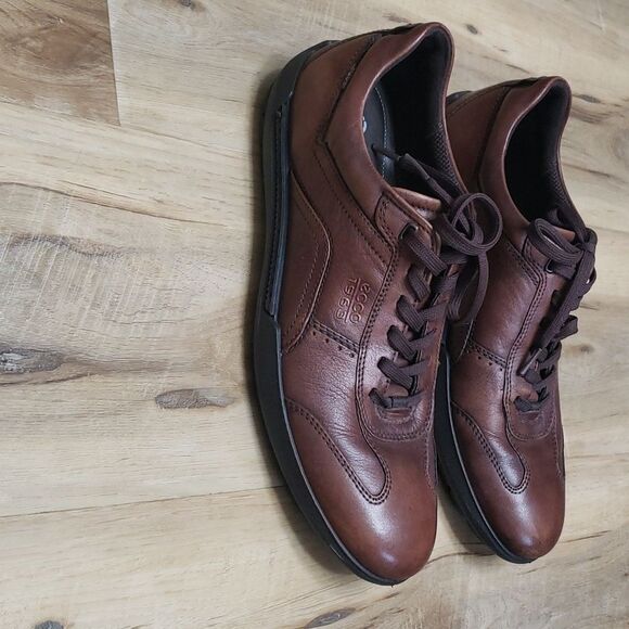 Ecco Brown Leather Casual Men\'s Lace Up Shoe Size 8/8.5 main image 10